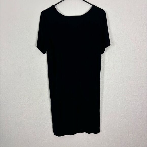 Hatch Layers The Tshirt Dress Layer Black Short Sleeve Shirt Dress - Picture 2 of 4